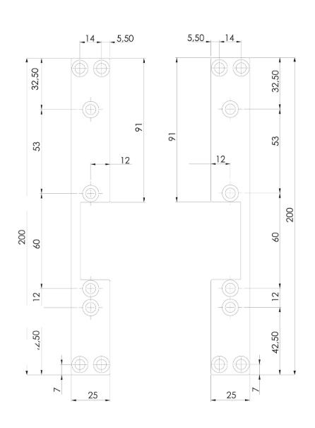 Dorcas SX77 Лицевая панель нерж. DIN Right