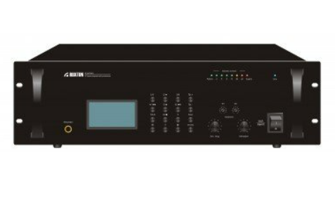 Roxton IP-A67240 IP-усилитель, 240 Вт, 1 микр.+ 1 лин. вход, запуск mp3-проигрывателя, 3U