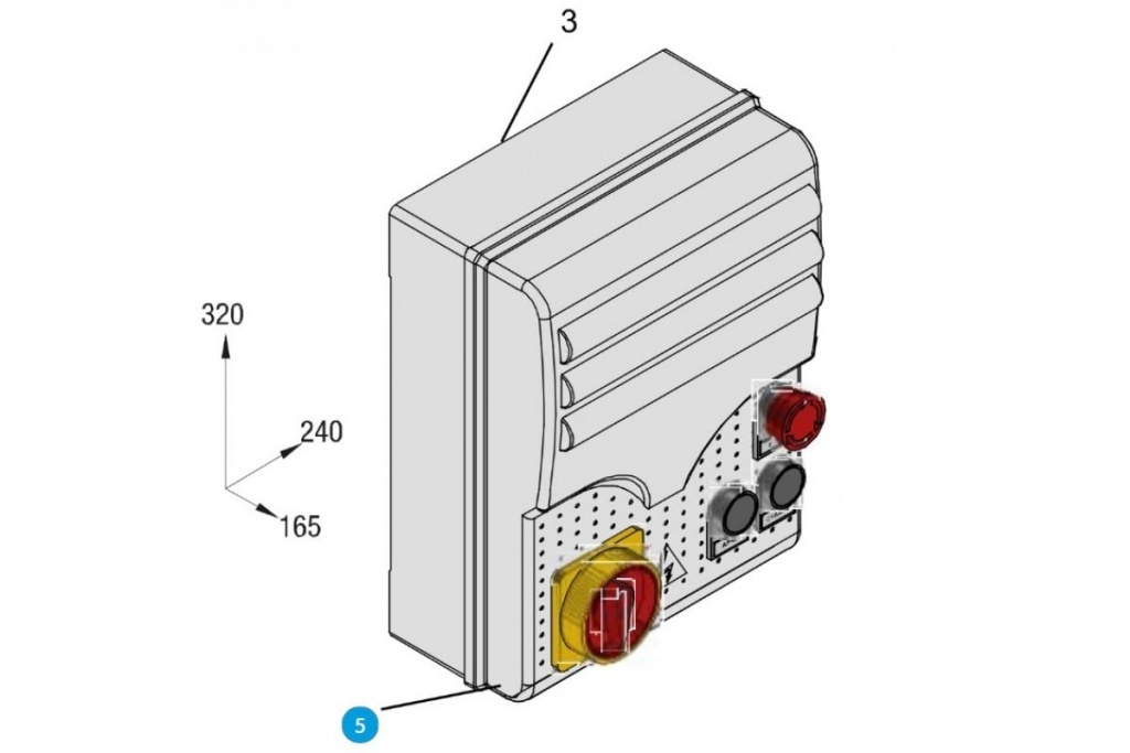 ЗИП CAME 119RIR215 Кнопки S4340