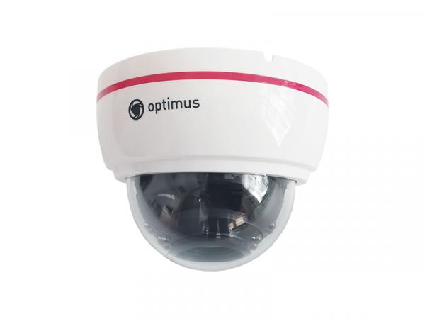 Купольная AHD-видеокамера Optimus AHD-H022.1(2.8-12)E_V.2 2Mp с ИК-подсветкой до 20м