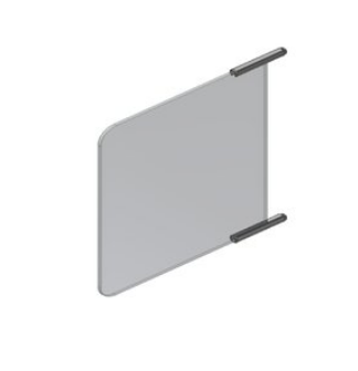 OMA-36.6A7 (A3) Створка СТЕКЛО. Высота 594мм ПРОЗРАЧНОЕ стекло. Длина створки,мм [555-650]