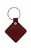 VIZIT - RF2.2 RED Ключ RF (RFID брелок EM - Marine), кожаный брелок с тиснением логотипа, красный