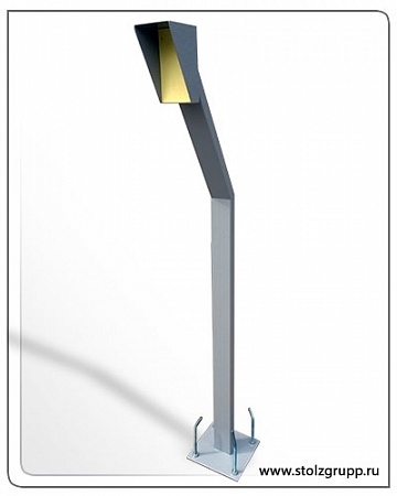 STOLZ (Штольц) 80х150 Стойка для считывателя, "Голова" 80х150мм, h=1275мм, труба 60х30мм