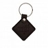 VIZIT - RF3.2 BROWN Ключ RF (RFID - 13.56 МГц), кожаный брелок с тиснением логотипа, коричневый