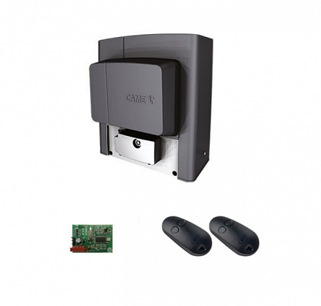 CAME "BKS12AGS combo KIT" Комплект автоматики для откатных ворот до 1200кг, интенс. 50%, в составе: привод BKS12AGS (801MS-0080), приемник 001AF43S, брелок TOP42FGN (2шт)