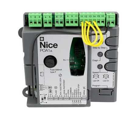 NICE POA1/A Блок управления для привода РР7024 распашных ворот с приемником